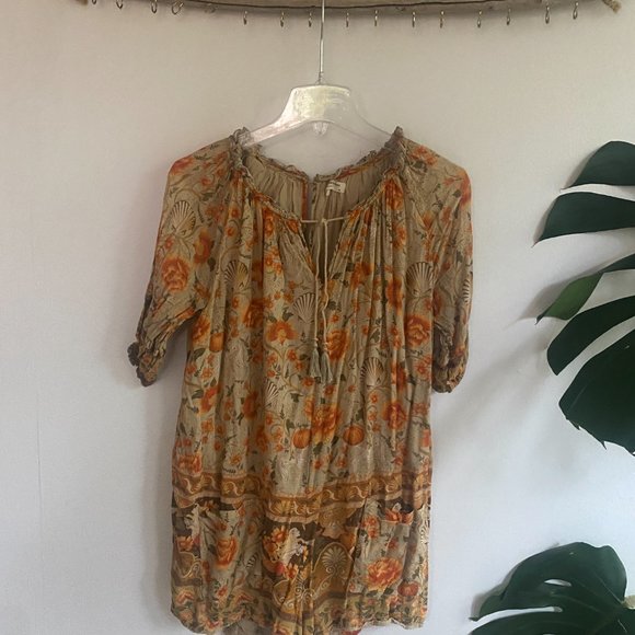 SPELL & THE GYPSY COLLECTIVE SEASHELL ROMPER in Size XS - Picture 4 of 9